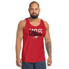 Maize HS Wrestling Eagles Red Mens Staple Tank Top