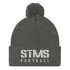 STMS Football Pom-Pom Beanie