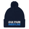 Oak Park HS Wrestling Pom-Pom Knit Cap