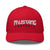 Palmetto Middle Football Embroidery-Red Retro Trucker Hat