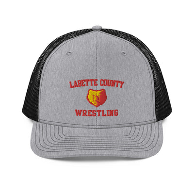 Labette County Wrestling Snapback Trucker Cap