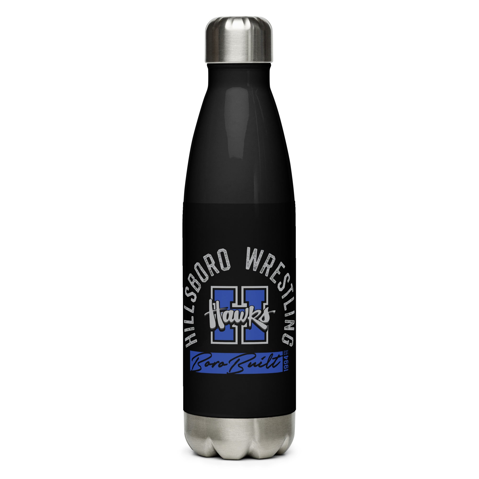 Hillsboro High School  Wrestling Stainless Steel Water Bottle