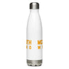 McAlester Youth Wrestling Stainless Steel Water Bottle