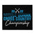'22 Middle School XC Championship Neon Blue Throw Blanket