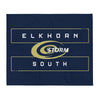Elkhorn South Storm Throw Blanket