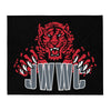 Jeff West Wrestling Club Black Throw Blanket