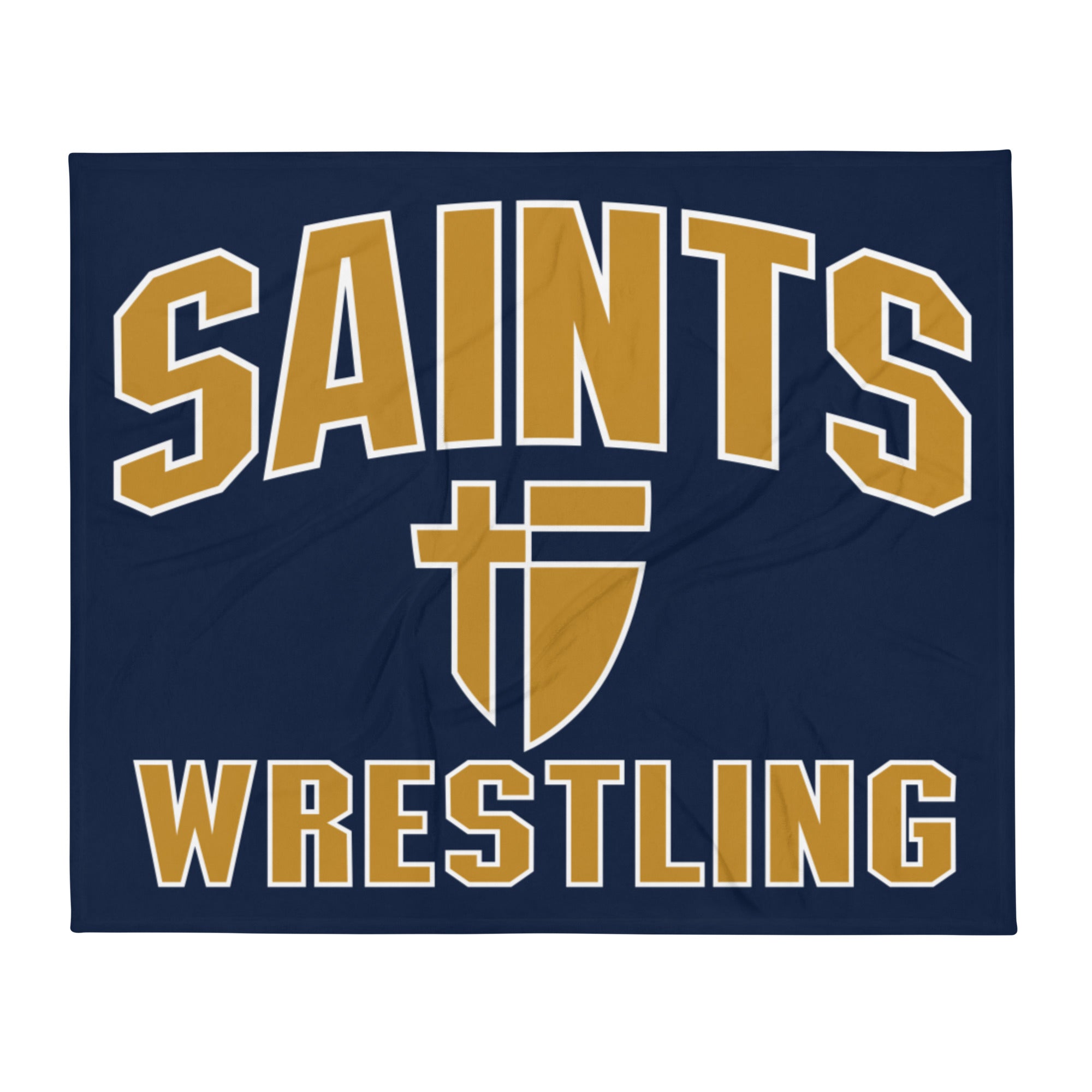 Saints Wrestling Throw Blanket