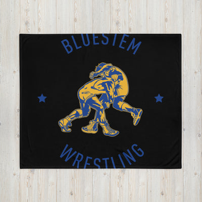 Bluestem Wrestling Throw Blanket