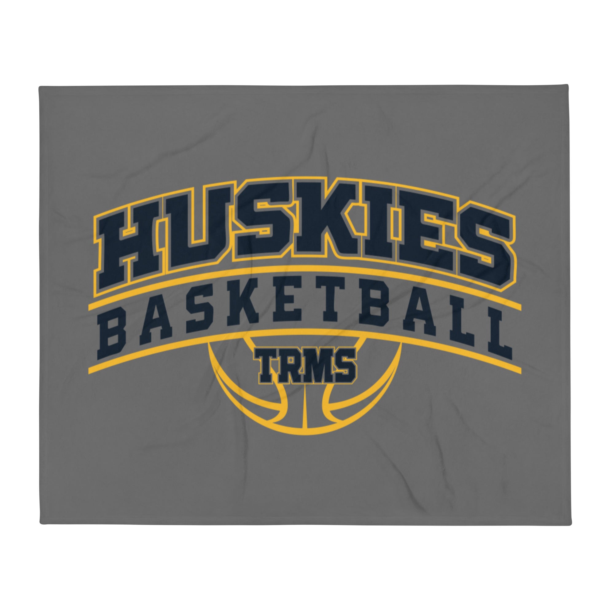 Trail Ridge Middle School Basketball Throw Blanket 50 x 60