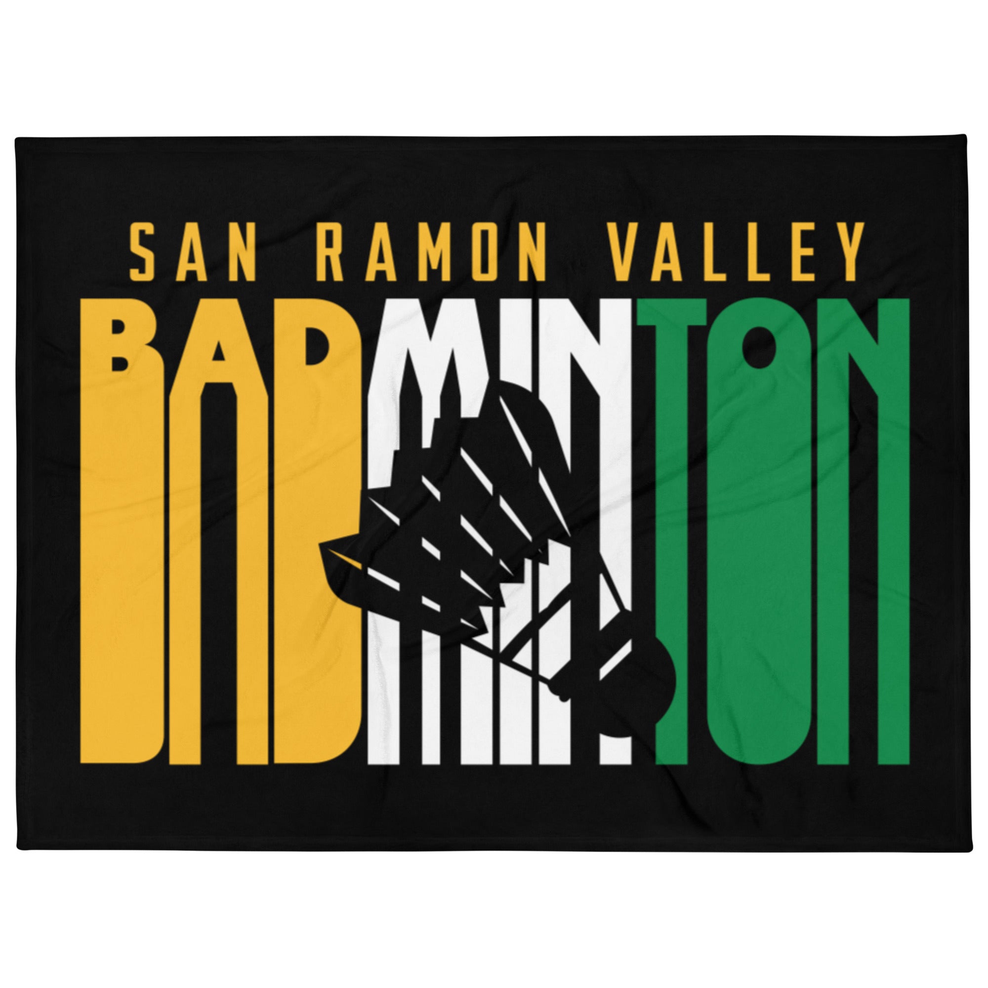 San Ramon Valley Badminton  Badminton  Throw Blanket