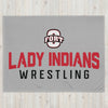 Fort Osage Wrestling Lady Indians  Throw Blanket