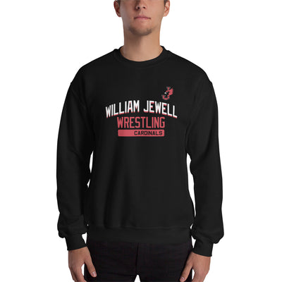 William Jewell Wrestling Black Unisex Crew Neck Sweatshirt