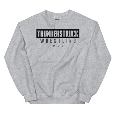 Kansas Thunderstruck Wrestling Red/Grey Thunderstruck Unisex Crew Neck Sweatshirt