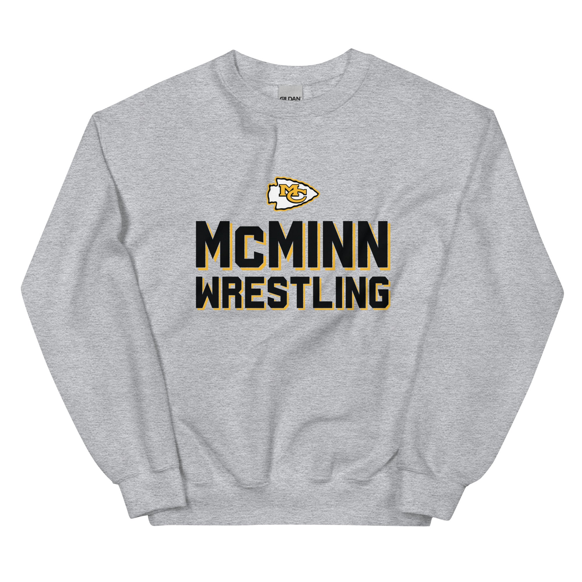 McMinn High School Wrestling  Unisex Crew Neck Sweatshirt