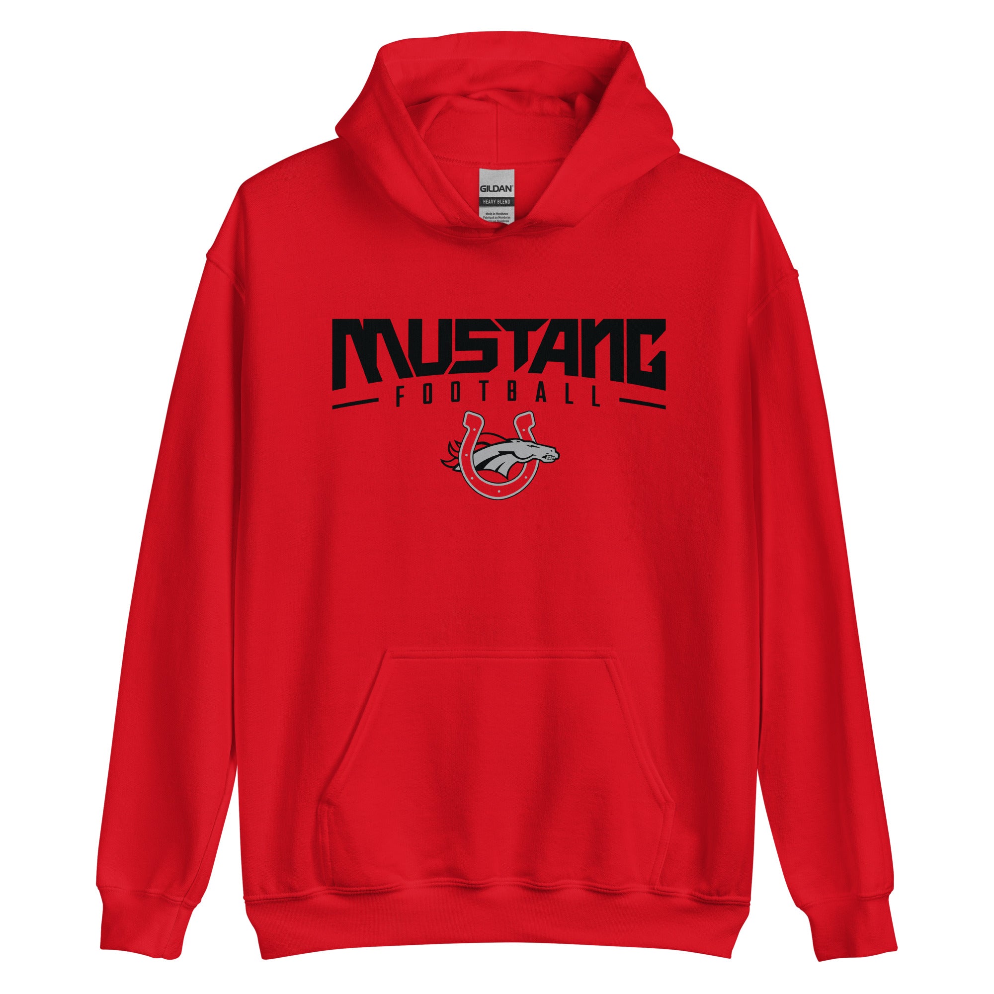 Palmetto Middle Football Red Design Unisex Hoodie