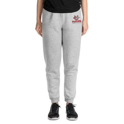 Palmetto Middle Football Embroidery-Grey Unisex Joggers