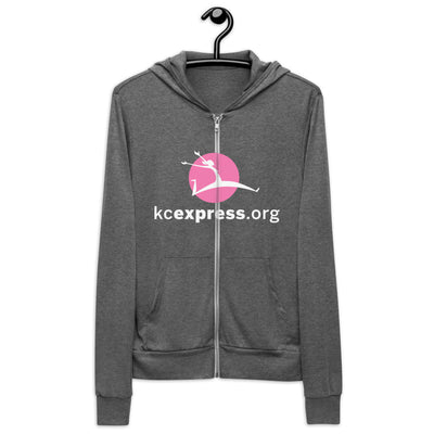 KC Express Unisex zip hoodie