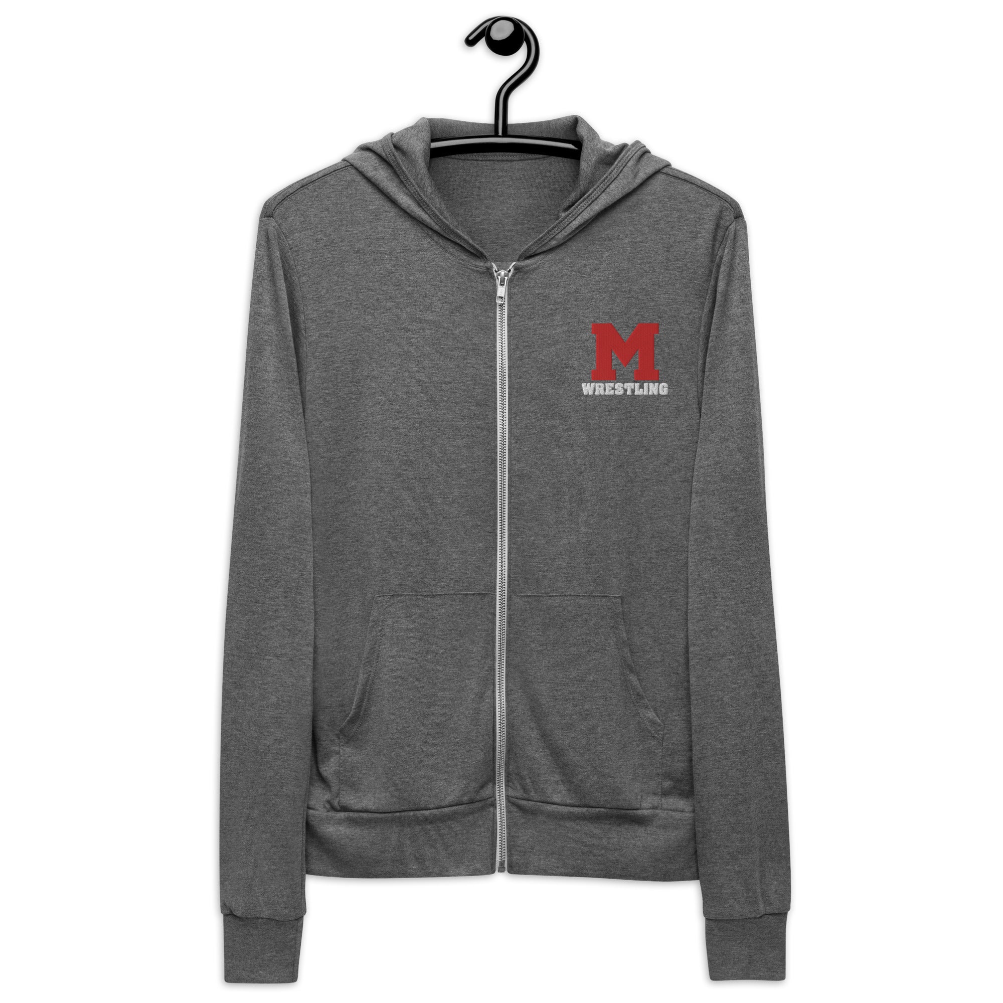 M Wrestling Unisex zip hoodie