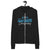 '22 Middle School XC Championship Neon Blue Unisex zip hoodie