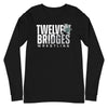 Twelve Bridges Wrestling Black Unisex Long Sleeve Tee