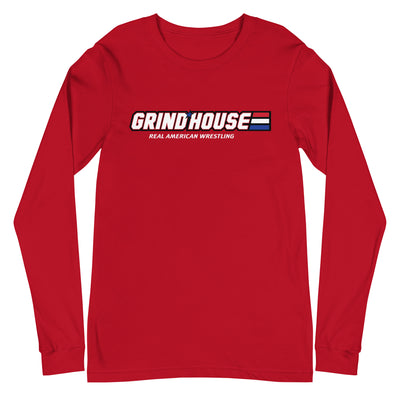 Team Grind House Real American Wrestling Unisex Long Sleeve Tee