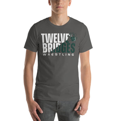 Twelve Bridges Wrestling Grey  Unisex Staple T-Shirt