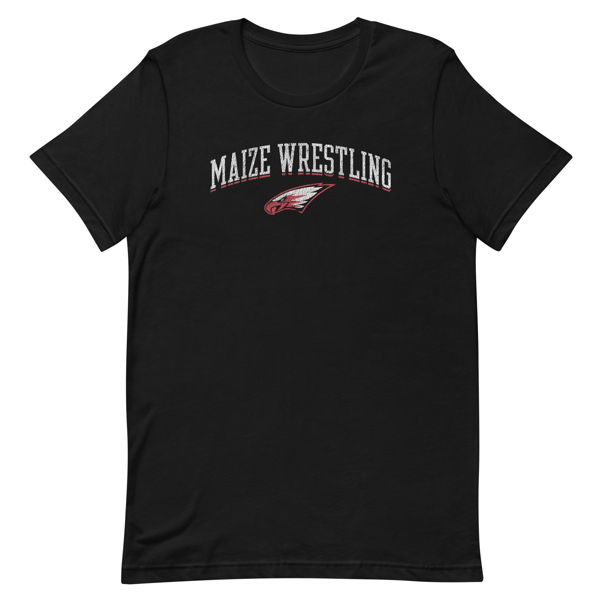Maize HS Wrestling Arch Unisex Staple T-Shirt