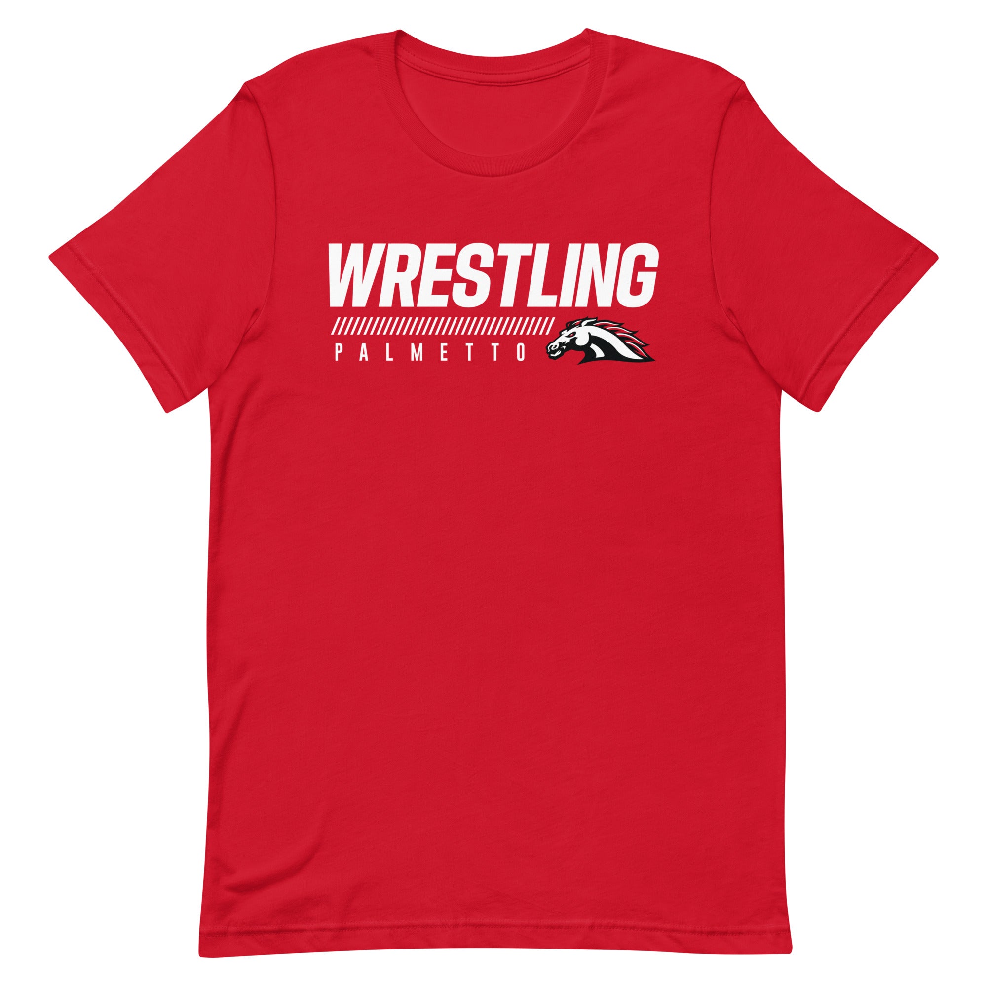 Palmetto Wrestling  Red Design Unisex Staple T-Shirt