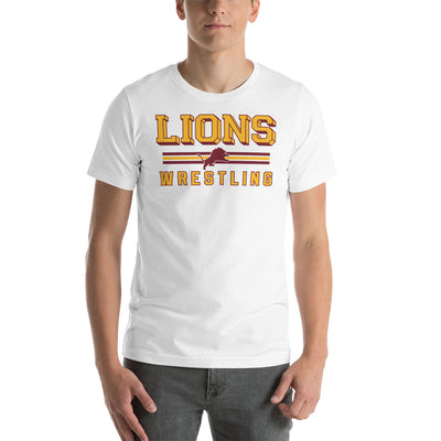 Lions Wrestling Club Wrestling Dad T-Shirt