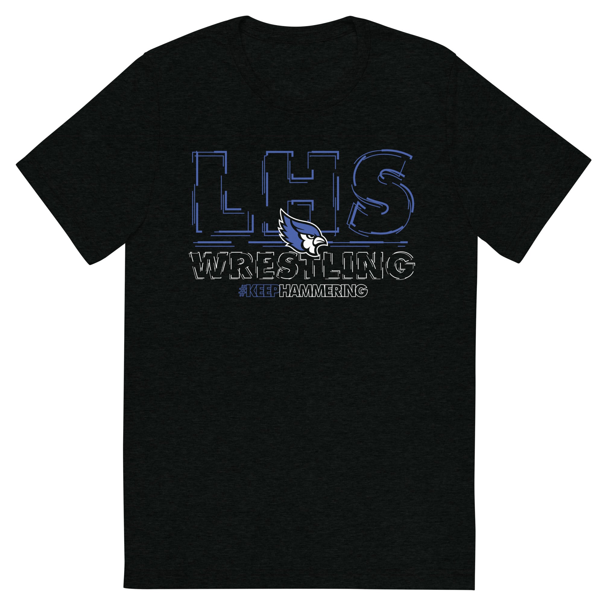 Liberty High School Wrestling  Unisex Tri-Blend T-Shirt