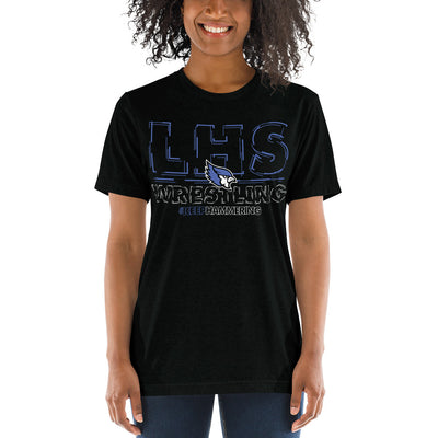 Liberty High School Wrestling  Unisex Tri-Blend T-Shirt