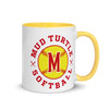 Mud Turtle Softball Mug with Color Inside