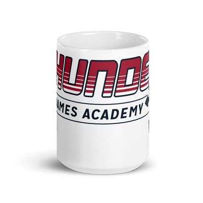 St. James Academy White glossy mug