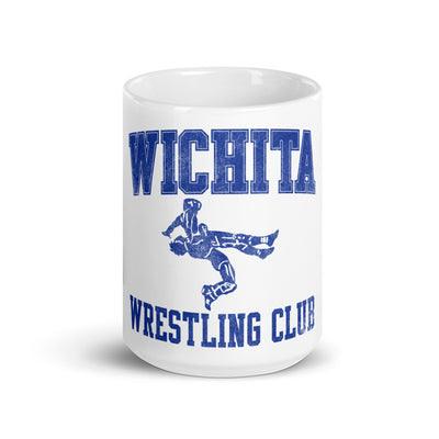 Wichita Wrestling Club White glossy mug