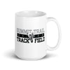 Summit Trail Middle School Track & Field White Glossy Mug