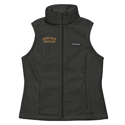 River Rats Wrestling  Embroidered Womens Columbia Fleece Vest