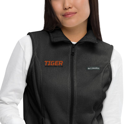 Tiger Wrestling Club Womens Columbia Fleece Vest