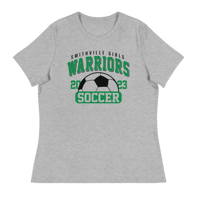 Smithville Girls Warriors 2023 Soccer Women's Relaxed T-Shirt