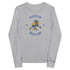 Bluestem Wrestling (Front Only) Youth Long Sleeve Tee