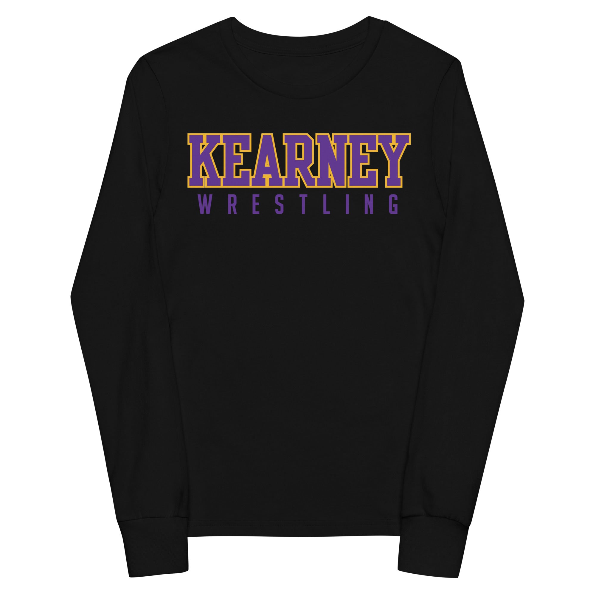 Kearney High School Wrestling Youth long sleeve tee