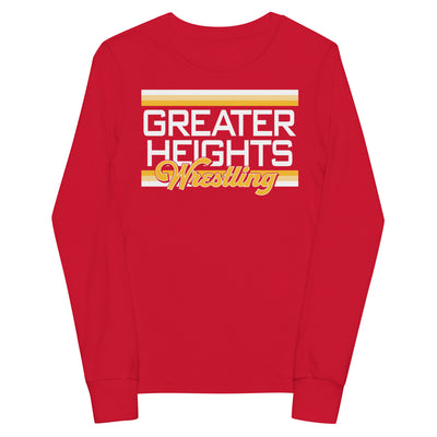 Greater Heights Wrestling Chiefs Youth Long Sleeve Tee