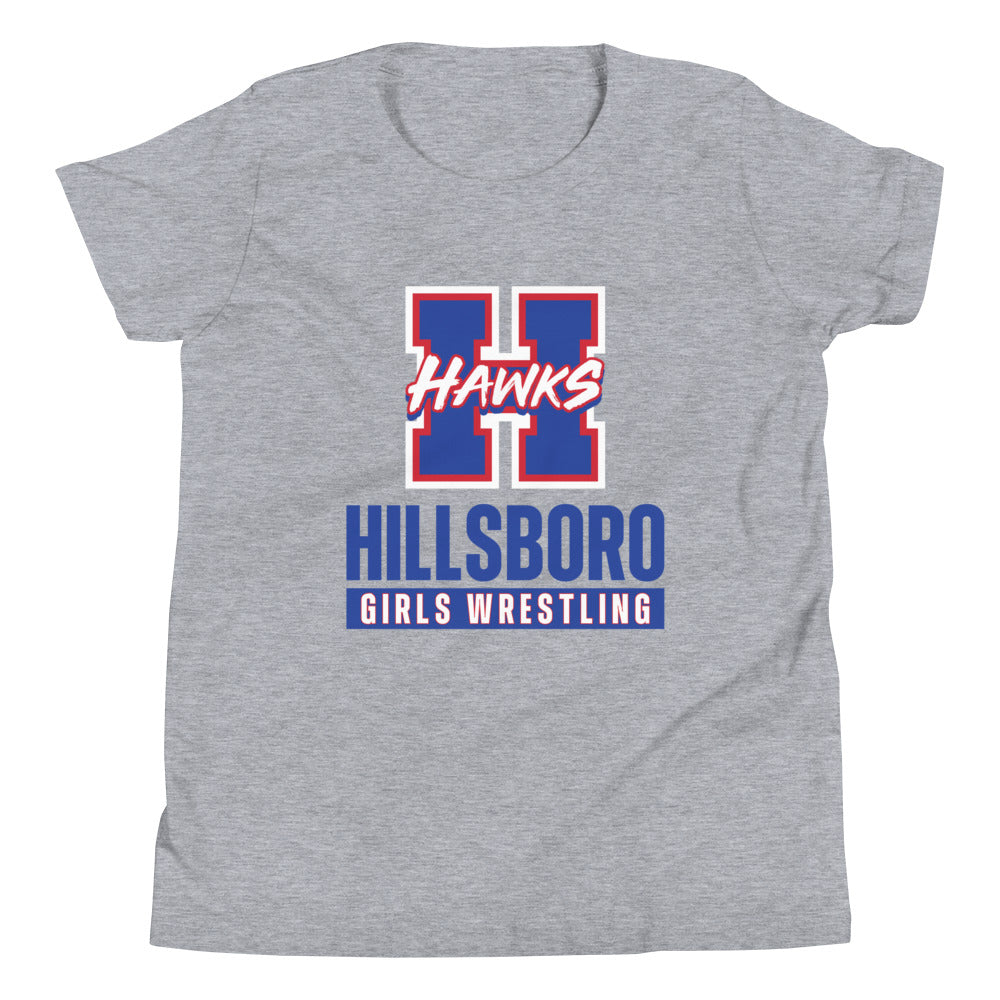 Hillsboro High School  Girls Wrestling Youth Staple Tee