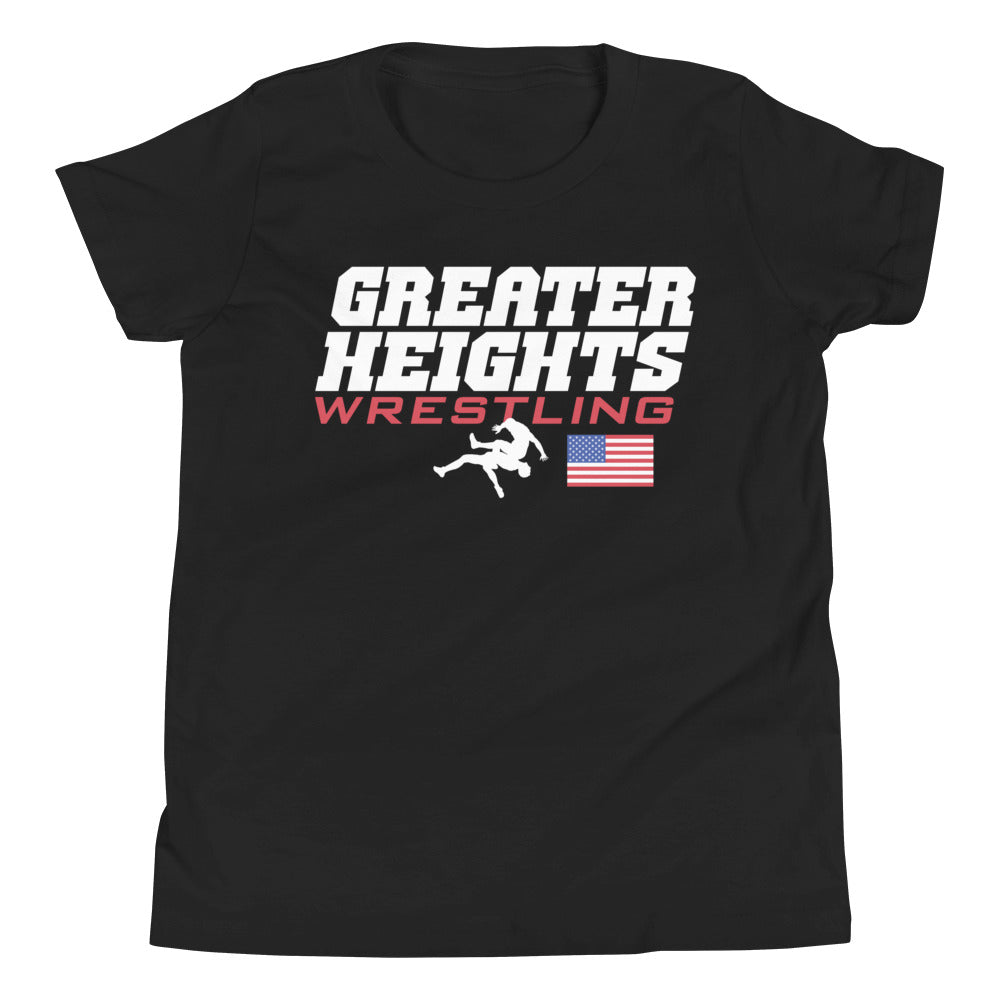 Greater Heights Wrestling 2 Youth Short Sleeve T-Shirt