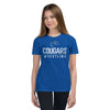 Carroll Wrestling Cougars  Youth Staple Tee