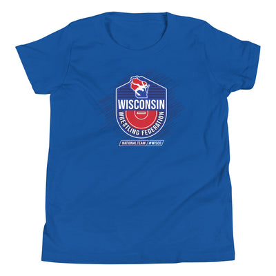 Wisconsin Wrestling Federation Wrestling 2023 WISCO Youth Staple Tee