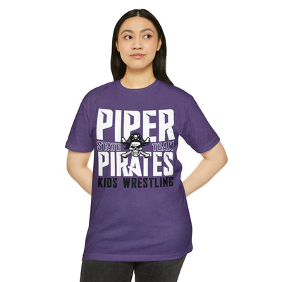Piper Kids State Wrestling 2023 Next Level Unisex CVC Jersey T-shirt
