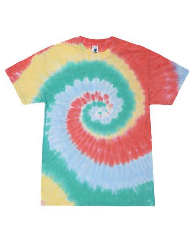 Colortone Unisex Multi-Color Tie-Dyed T-Shirt