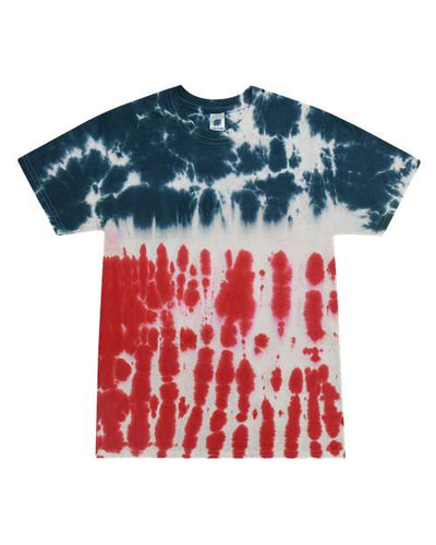 Colortone Unisex Multi-Color Tie-Dyed T-Shirt