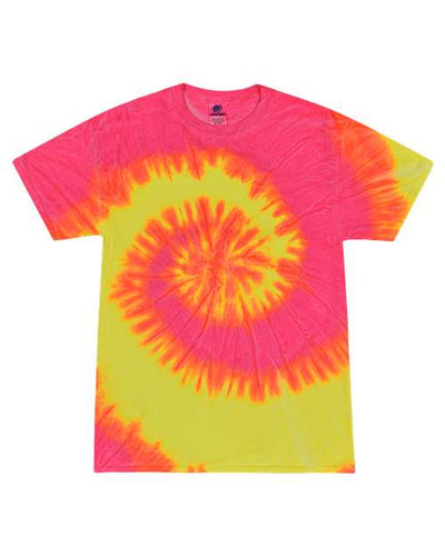 Colortone Unisex Multi-Color Tie-Dyed T-Shirt