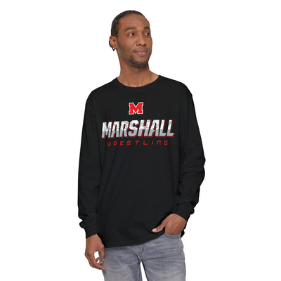 Marshall High School Unisex Garment-dyed Long Sleeve T-Shirt